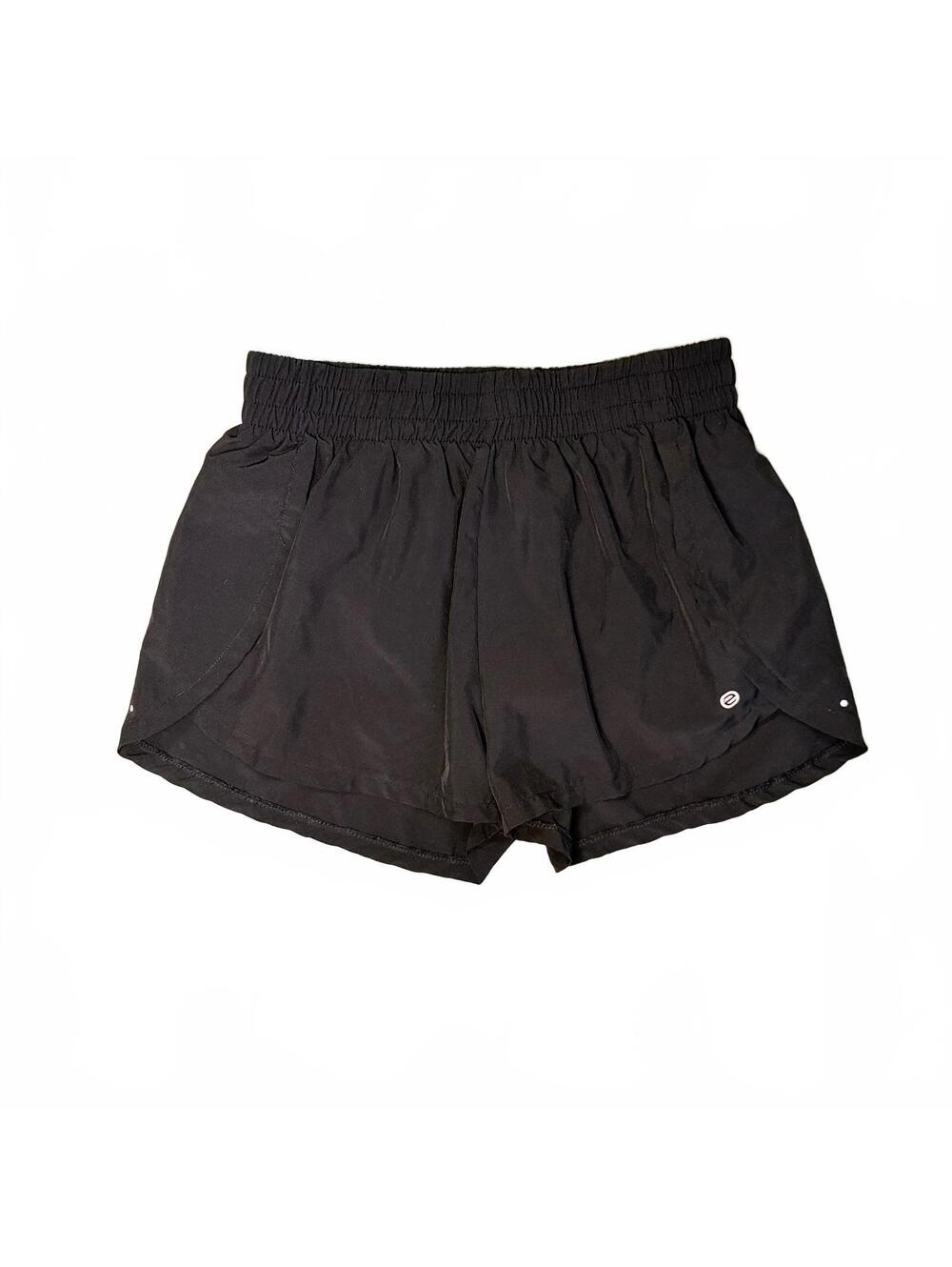 Etonic Black Athletic Running Medium Shorts with Elastic Waistband